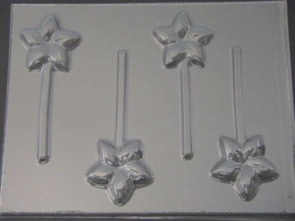 533 Plumeria Hawaiian Flower Chocolate Candy Lollipop Mold